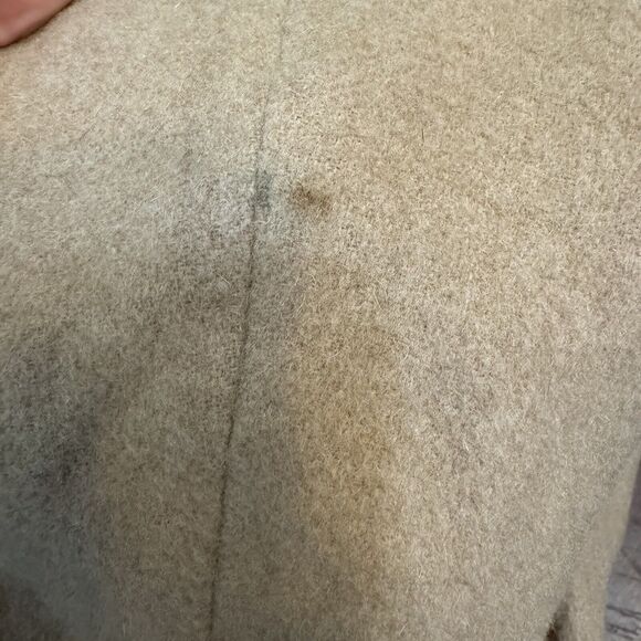 VTG Bill Blass Blazer Men M 100% Camel Hair Khaki Coat Jackets Lined 2 Button - Picture 15 of 16